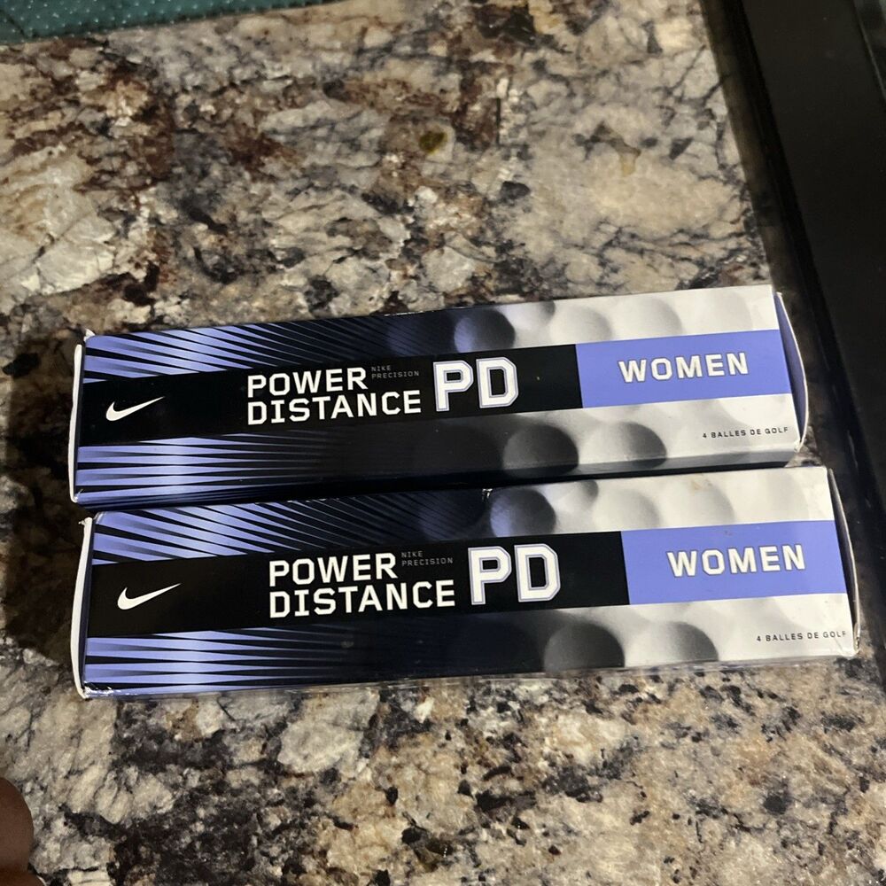 Nike Woman’s Golf Balls Precision PD Power Distance Swoosh 2 Packs 8 Balls
